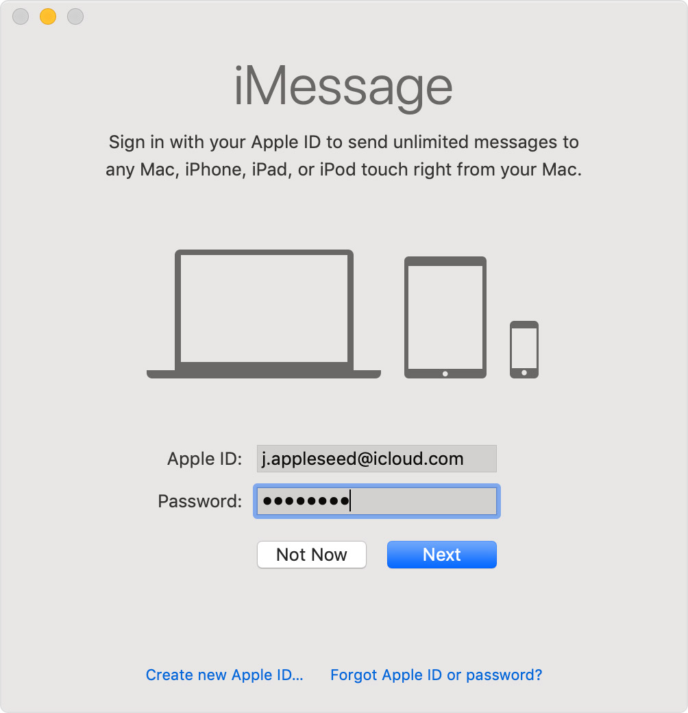 use my phone number for mac pro messages